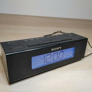 Sony ICF-C707 Clock radio with built-in nature sounds and room temp display.
